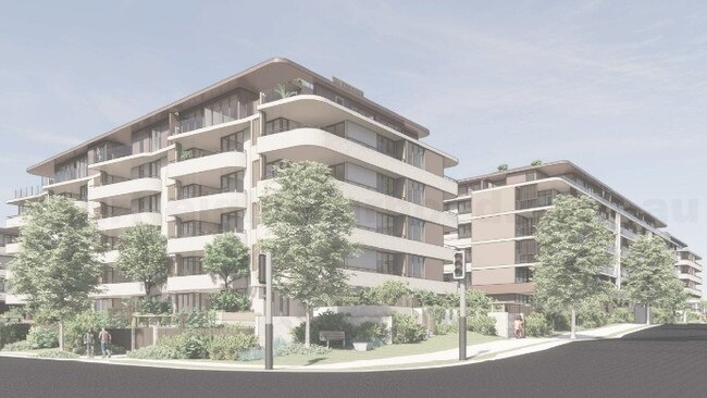 The new apartment buildings will be six storeys high with larger units in stage one.