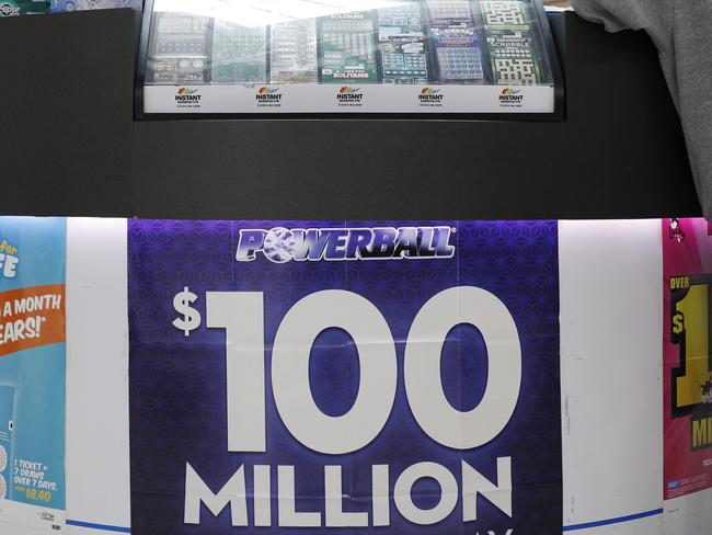 A Sydney man has claimed his $50m share of the $100m Powerball draw. Picture: AAP Image/Erik Anderson