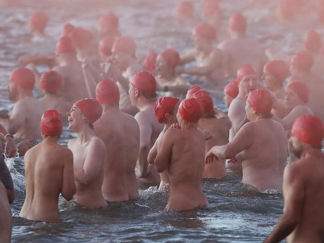 Thousands strip off for the Nude Solstice Swim