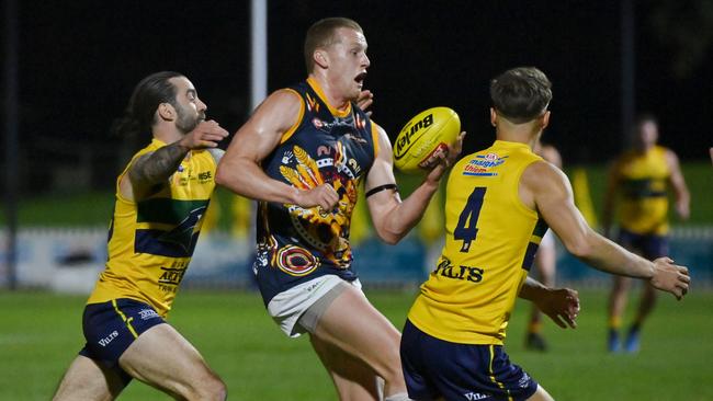 Reilly O’Brien dominated in the SANFL. Picture: Keryn Stevens