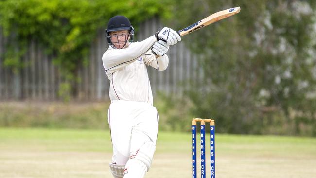 Brisbane State High School batsman Declan Kunst was in sparkling form. (AAP Image/Richard Walker)