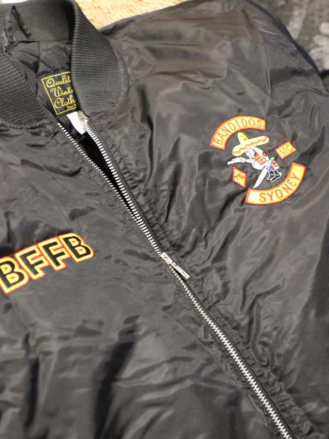 They also seized his old Bandidos puffer jacket. Picture: NSW Police