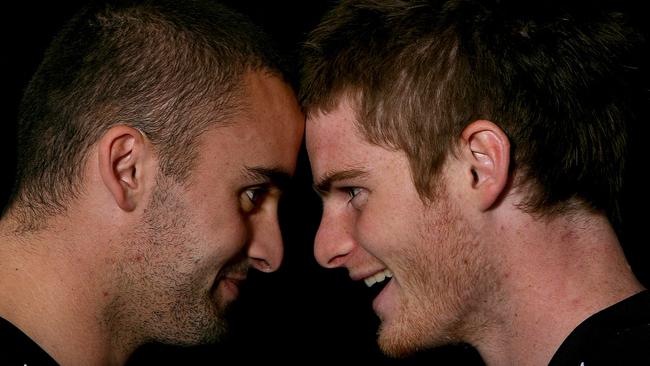 Brothers Rhyce and Heath Shaw were teammates at Collingwood.