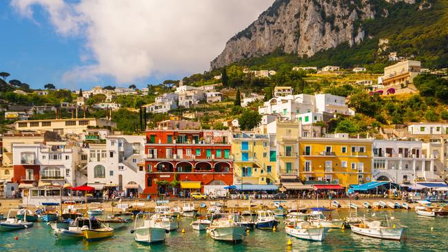 Capri, playground for the rich and famous.