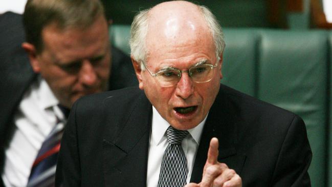 John Howard during Question Time in House of Representatives, Parliament House, 2006.