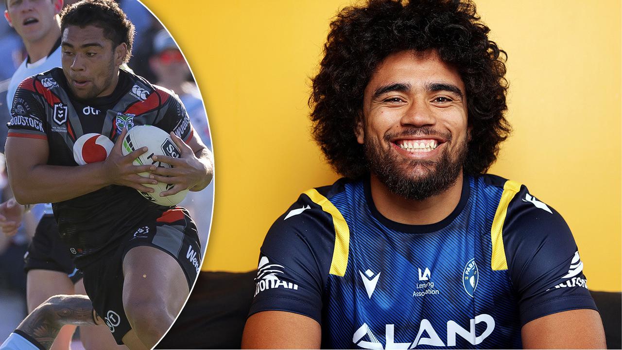 DAILY TELEGRAPH - Pictured at the Eels HQ in Belleville today is Parramatta Eels forward Isaiah Papali'i. Picture: Tim Hunter.