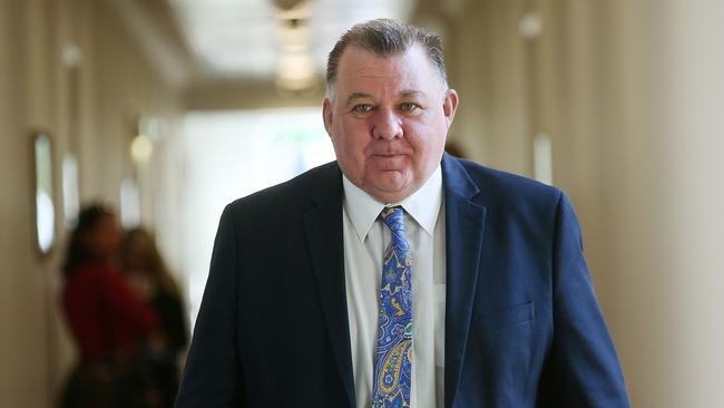 Craig Kelly at Parliament House in Canberra.