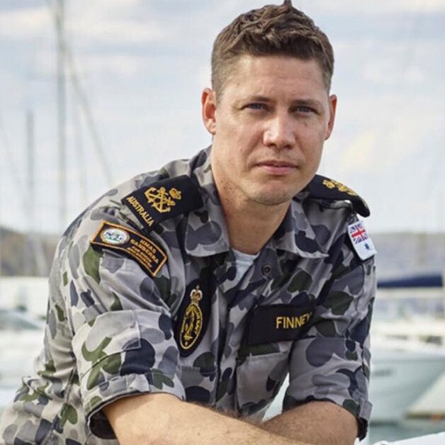 Dave Finney was a decorated officer in the Australian Navy.