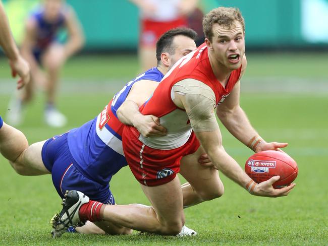 Tom Mitchell was one of Sydney’s best players in the Grand Final. Picture: Tim Carrafa