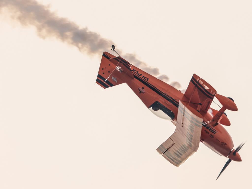 Pilot Glenn Collins’ plane crashed at the Avalon Airshow in March. Picture: NewsWire / David Caird