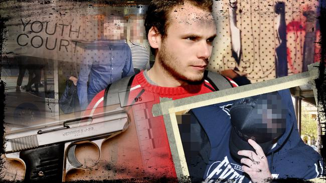 Shocking teenage criminals. Artwork: Steve Grice/The Advertiser.