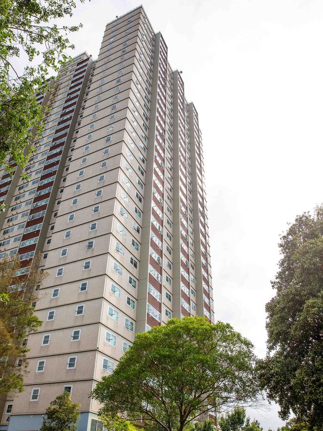 The Park Towers high rise towers in South Melbourne. Picture: Mark Stewart