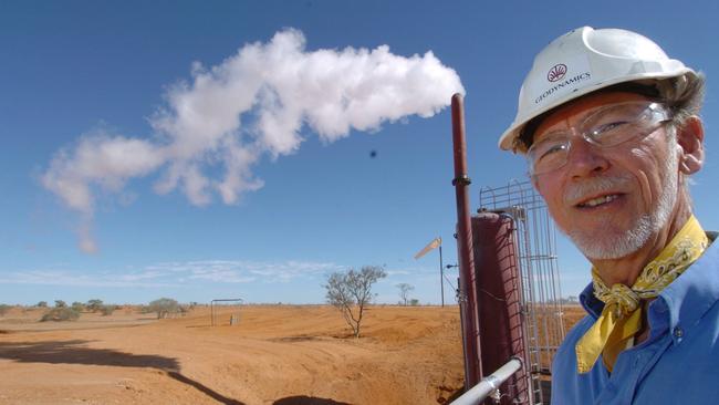 Bertus de Graaf, the founder of Geodynamics at Innamincka in 2005.