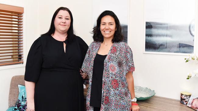 Kathleen Hope and Alex Comino at Sunny Kids’ Nambour headquarters. Photo: Patrick Woods