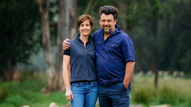 Michael and Cressida Cains from Pecora Dairy. Picture: Wesley Lonergan