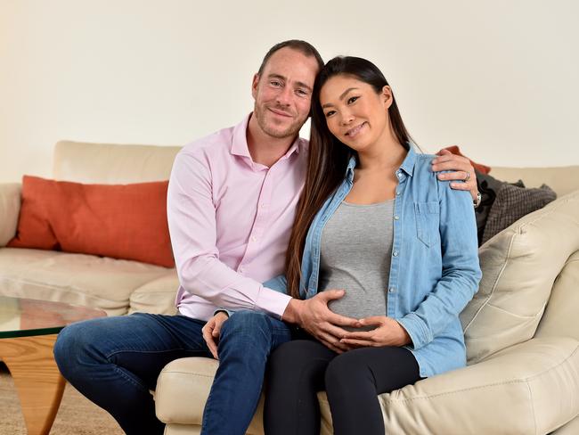 Xavier Le Baron and Satomi Goto bought their first home just in time for their first baby.