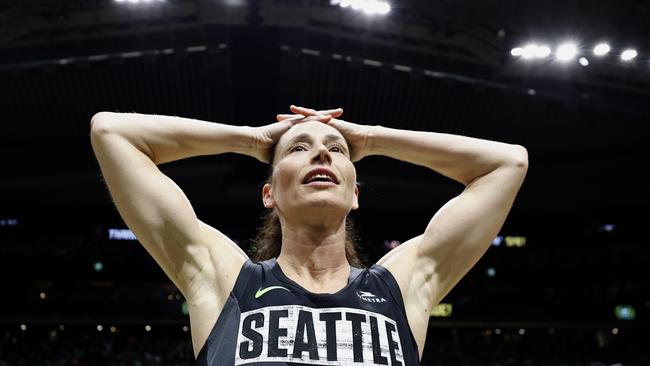 Sue Bird played her final WNBA game - aged 41 - earlier this month. Picture: Getty