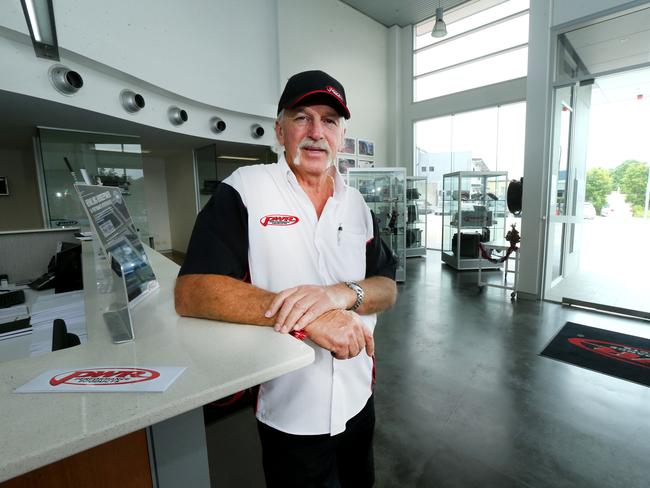 PWR boss Kees Weel with a cooling system at his /ASX-listed company PWR Performance Products at Ormeau, which makes cooling systems for NASCAR and V8 Supercar teams, is branching out into cooling systems for 4WD vehicles. Picture Mike Batterham