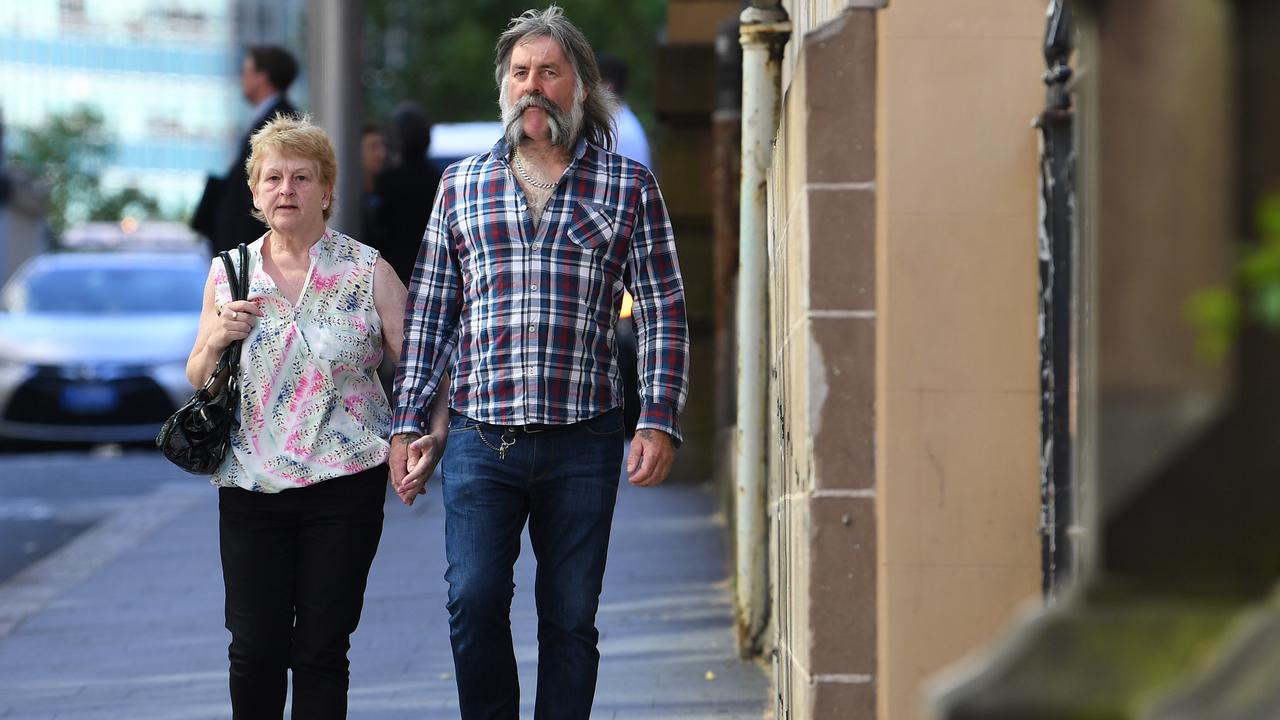 The parents of Cathrina Cahill, Rita and Daniel Cahill, arrive for her sentence hearing at the Supreme Court in Sydney on Tuesday. Picture: AAP /Dean Lewins