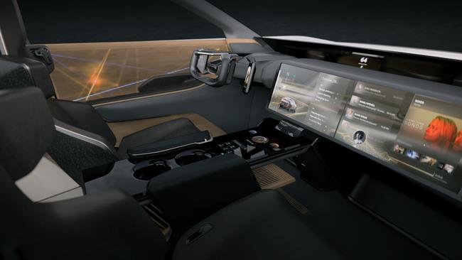 Lexus models of the future will have huge displays in the cabin. Picture: Supplied.