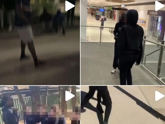 Shocking footage of youths brawling in Melbourne schoolyards has emerged on social media. Picture: Instagram