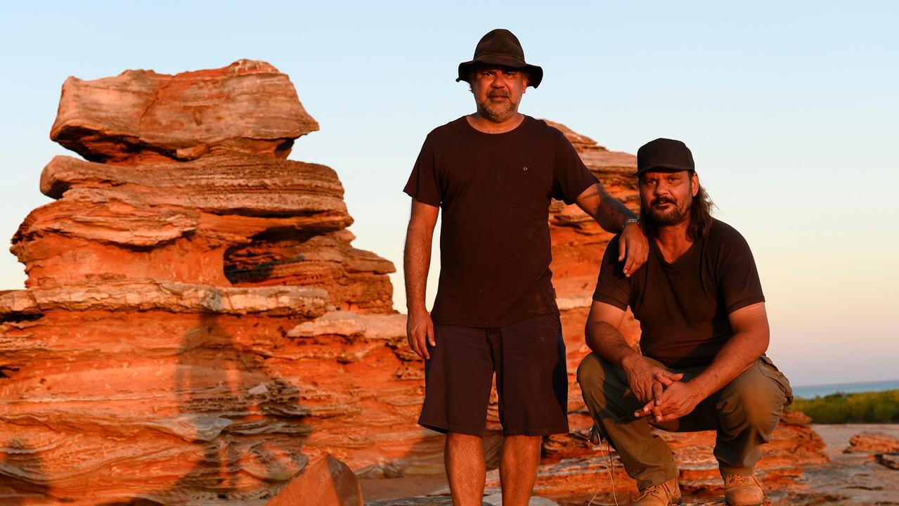 Wayne Blair and Warwick Thornton on location in WA during filming