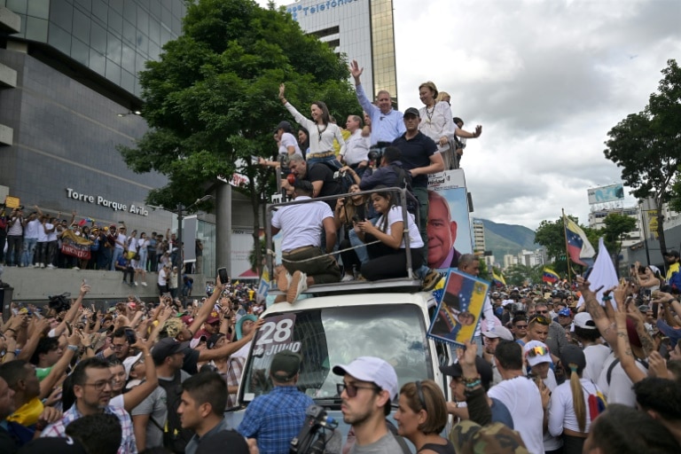 Venezuelan opposition figures win EU’s top rights Sakharov prize