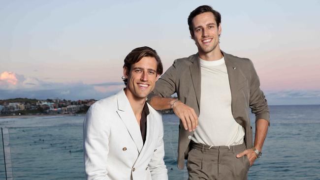 Jordan and Zac Stenmark at Icebergs, Bondi Beach. Picture: Damian Shaw