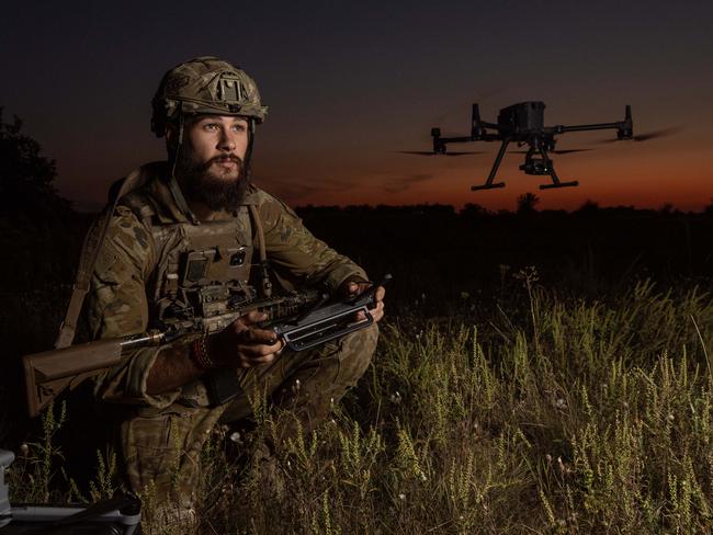 24-year-old former Australian Army soldier Ethan McNamara is the first Australian to ever speak without anonymity about his experience as a drone operator on the front line of UkraineÃ¢â¬â¢s invasion. Picture: Liam Mendes / The Australian