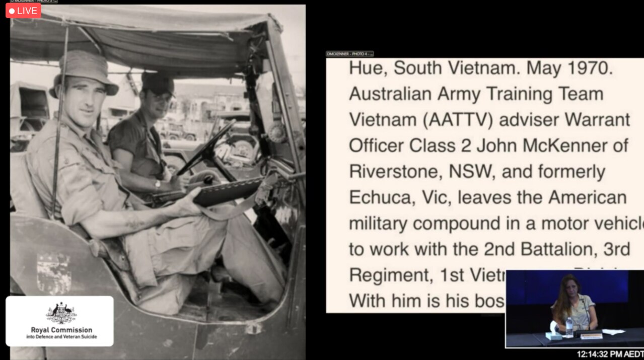 Deborah McKenner's father John served in the Vietnam War.