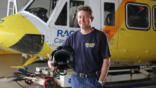 Careflight helicopter rescue pilot Dave Bashir has been nominated for a Pride of Australia award. Pic Tim Marsden