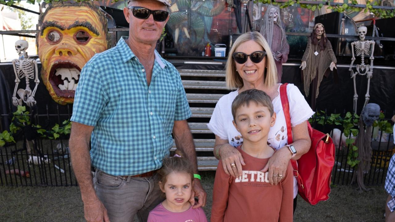 Scott, Joanne, Vienna and Milton Dodt at the Gympie District Show 2023. Picture: Christine Schindler