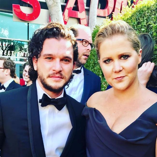 Amy Schumer with Kit Harington, 