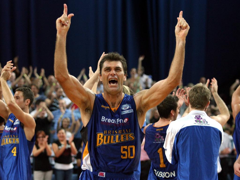 NBL legend Mark Bradtke sacrificed his game to help the Bullets win the 2006-07 title.