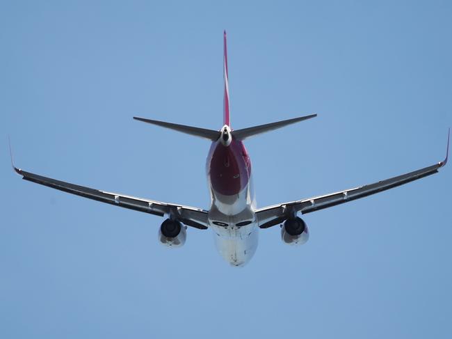 Qantas won’t reinstate international flights before July. Picture: Brendan Radke