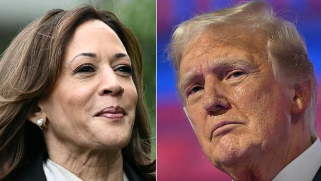 Donald Trump’s chances of beating Kamala Harris are getting smaller. Picture: AFP.