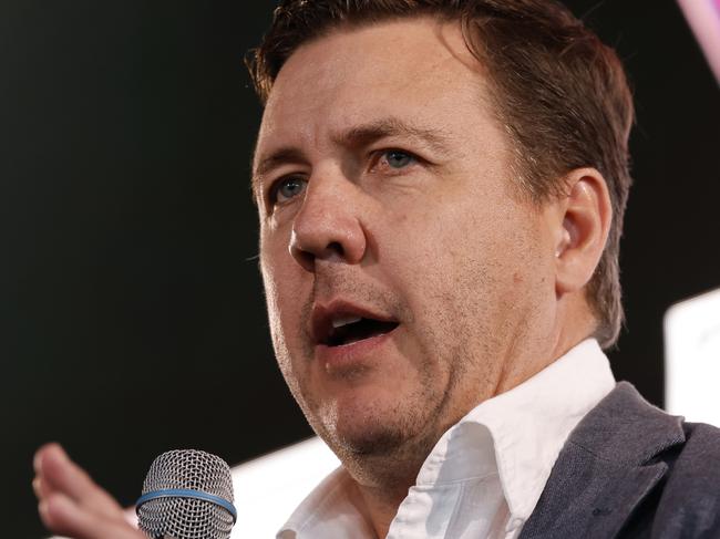 Director of Stan Sport, Ben Kimber speaking recently. Picture: Darrian Traynor/Getty Images for PFL