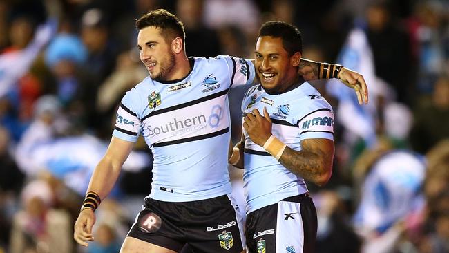 Ben Barba (R) has won the fullback spot over Jack Bird.