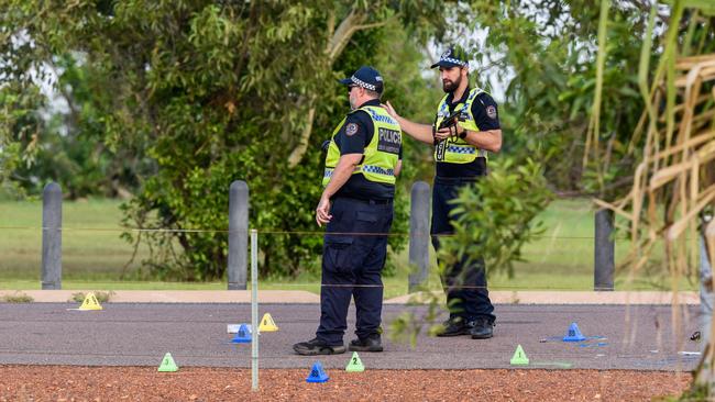 The NT Police Major Crash Investigations unit is investigating a hit and run crash that killed two women and injured a third on Trower Rd near the Dripstone Cliffs. Picture: Pema Tamang Pakhrin