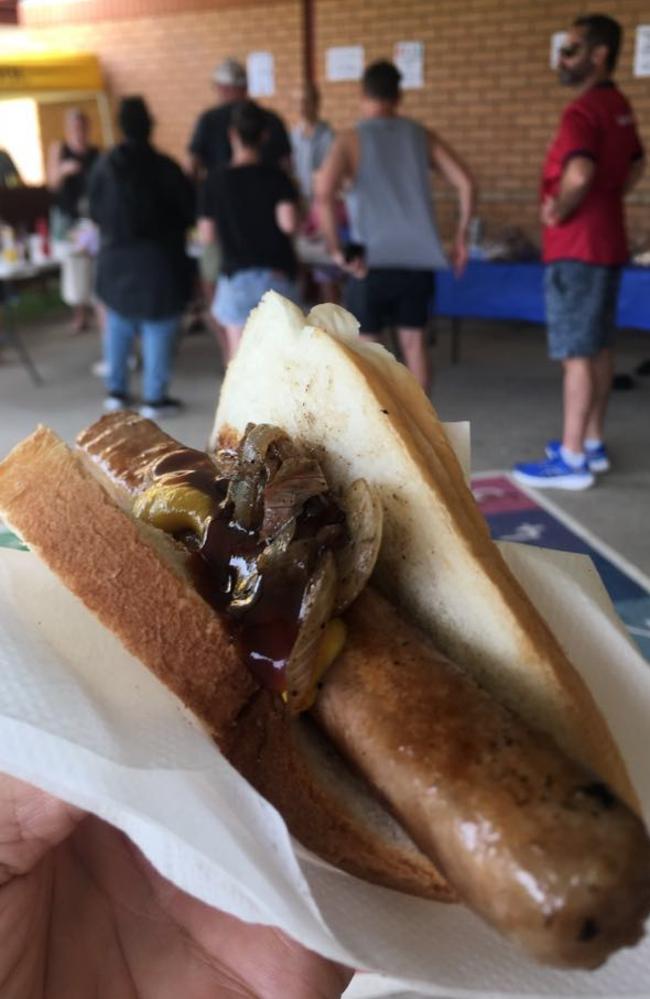 Democracy sausages at South Townsville and Oonoonba state schools, May 3.