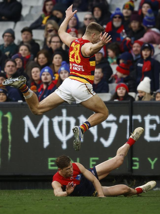 Nick Murray has been a rock in defence for the Crows this year. Picture: Daniel Pockett/Getty Images