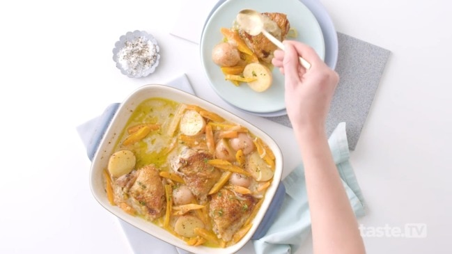 French-style chicken and potatoes