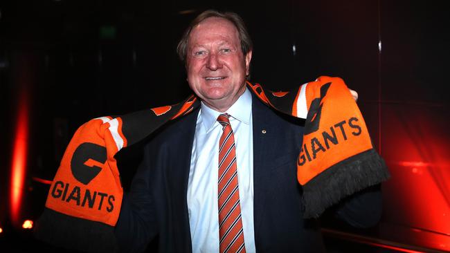 Kevin Sheedy wants the Giants to play either Essendon or Richmond in the US. Picture. Phil Hillyard