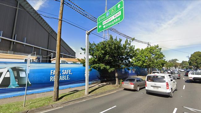 The site is located south of Chatswood Station and north of Mowbray Road. Picture: Google Maps