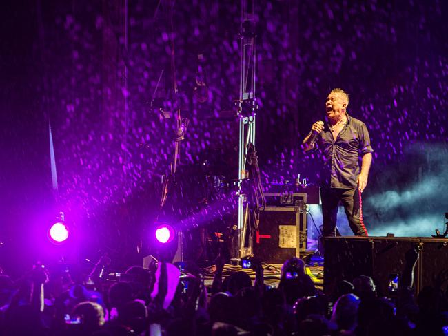 Cold Chisel in action at Day On The Green at Sirromet Wines, Mount Cotton. Picture: Sonia Bettinelli