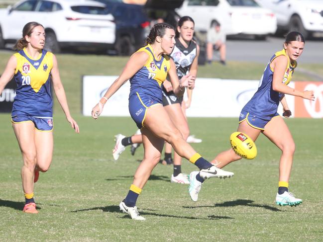 QAFLW Southport vs. Bond round 8. Christy Landwehr. 8 June 2024 Southport Picture by Richard Gosling