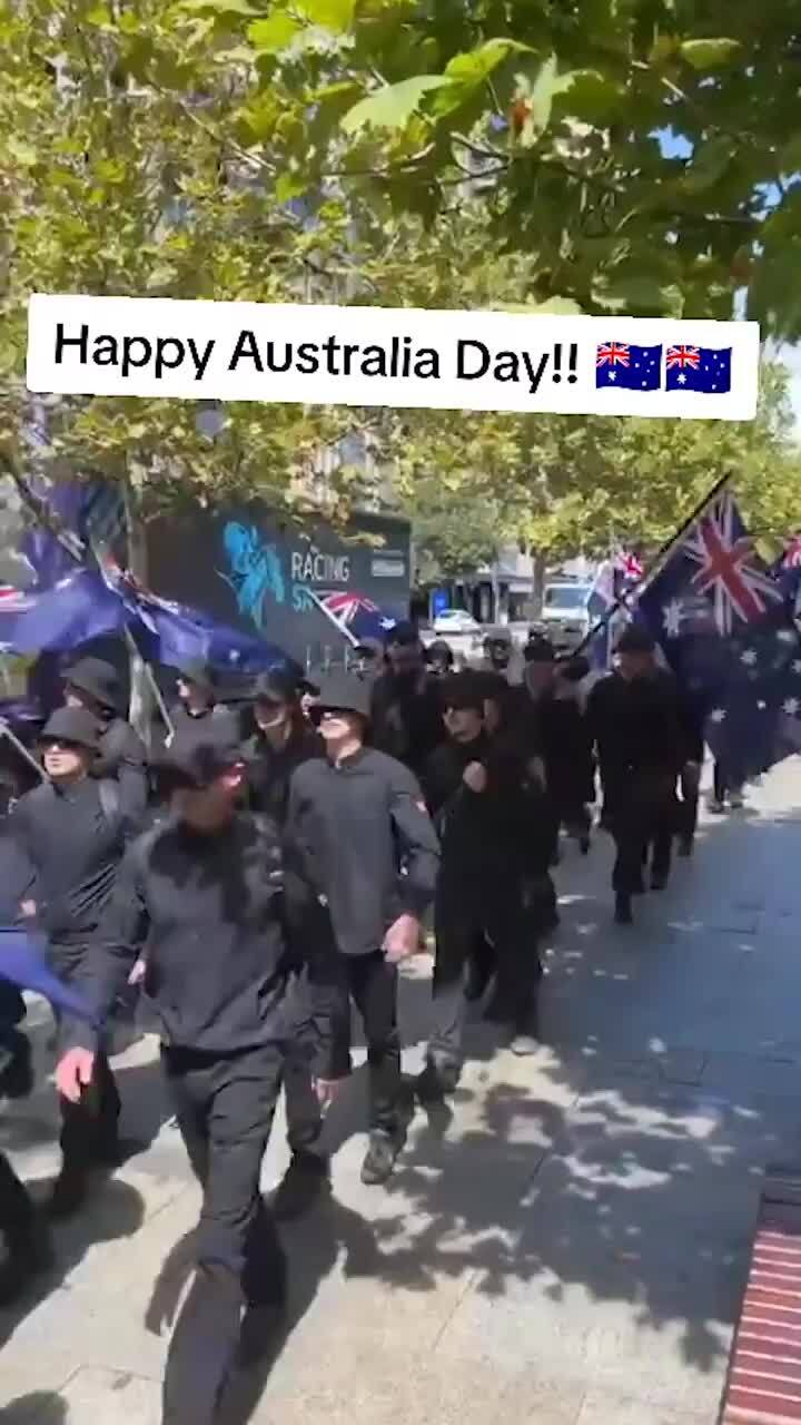 Counter-protesters crash Australia Day demonstration