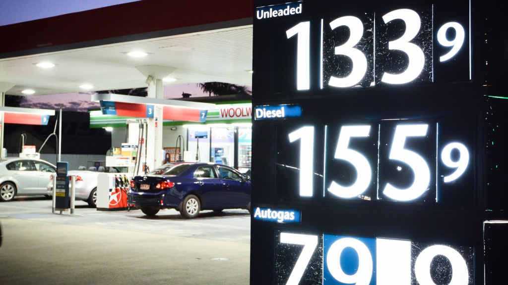 STAYING LOW: The Caltex service station on Aerodrome Rd, Maroochydore was selling unleaded petrol at 133.9 cents per litre last night. Picture: Patrick Woods