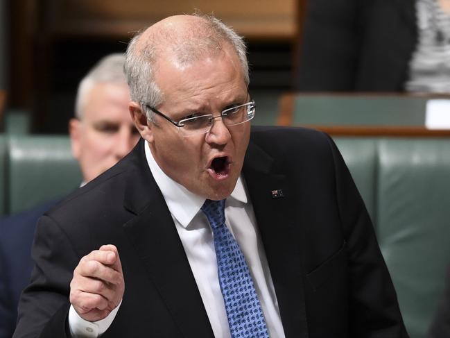 Scott Morrison’s plan toughens existing legislation. Picture: AAP Image/Lukas Coch