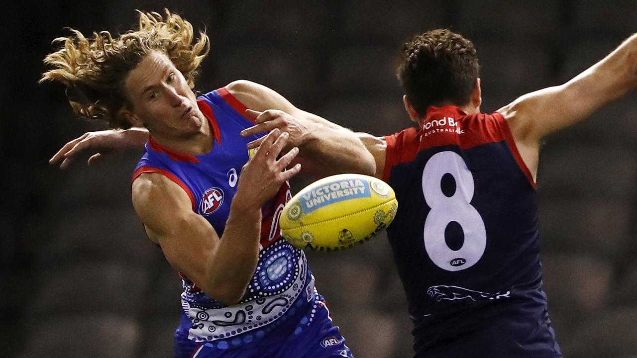 Melbourne vs Western Bulldogs headlines Round 19. (Photo by Dylan Burns/AFL Photos via Getty Images)